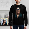 Crewneck sweatshirts with face