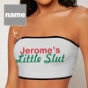 Custom Name Sports Bra