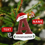 Custom Letter&Name&Text Christmas Tree Ornament