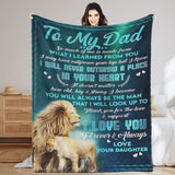 To My Dad Ultra-Soft Micro Fleece Blanket