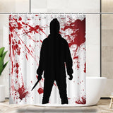 Blood Bath Splatter Wall Shower Curtain 66