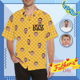 Custom Face Best Gift For Dad Men's All Over Print Hawaiian Shirt