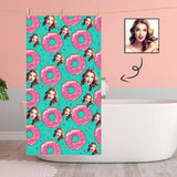 Custom Face Donut Bath Towel 30