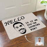 Custom Face Hello Doormat