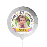 [Made in USA]Custom Photo&Text Foil Balloons Birthday Balloon Party Balloons Valentines Day Gifts