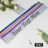 Custom Your Text Future Mrs Sash Bachelorette Party Party Sash Bridesmaid Sash Anniversary Sash