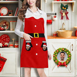 Custom Face Merry Christmas All Over Print Adjustable Apron