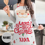 Custom Name Christmas Santa Claus All Over Print Adjustable Apron