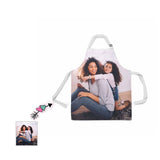 Custom Photo Mom&Kid Happiness All Over Print Adjustable Apron