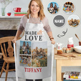 Custom Photo&Name Memory Of Love All Over Print Adjustable Apron