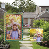 Custom Photo Father's Day Garden Flag