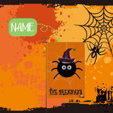 Custom Text Spider Halloween Garden Flag