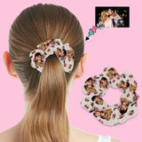 Custom Photo Love You Forever Hair Scrunchie