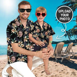 Custom Image Hawaiian Shirt with Photo Lily Flowers Unisex & Teenage Create Your Own Hawaiian Shirt