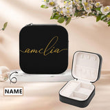 Custom Your Name Jewelry Storage Box Jewelry Decorative Trinket Case Travel Jewelry Case Jewelry Organizer for Women Gift