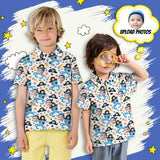 Custom Face Octopus Boys' Polo Shirt