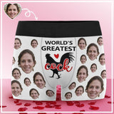 Custom Boxers Personalized Underwear With Face Worlds Greatest Cock Custom Mens All Over Print Boxer Briefs