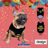 Custom Face Your Design All Over Print Pet Tank Top Personalized Pet Clothes Dog T Shirt, Personalized Dog Clothing With Your Photo